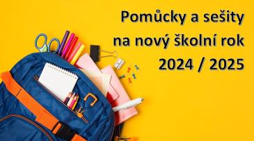 Pomůcky na školní rok 2024/2025